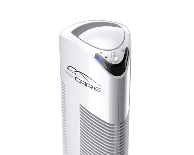 Čistička vzduchu Ionic-CARE s rozsvícenou diodou, barva perleťově bílá