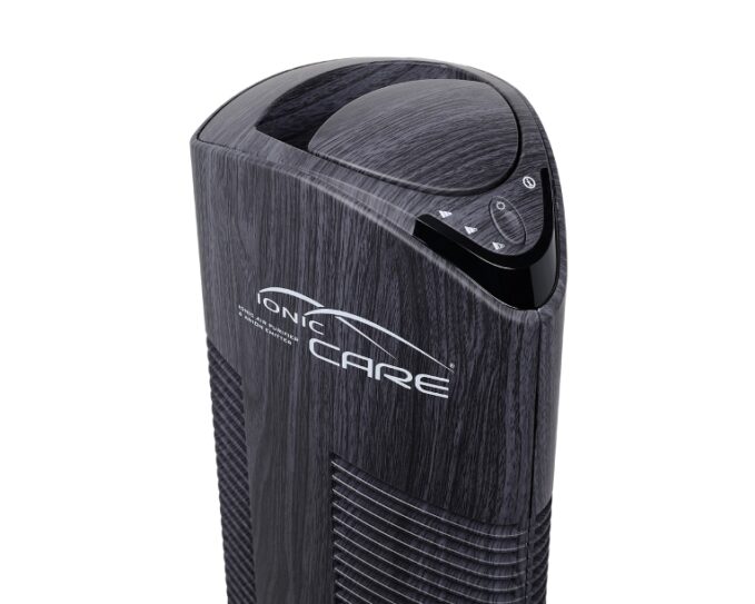 Čistička vzduchu Ionic-CARE antracitové dřevo detail