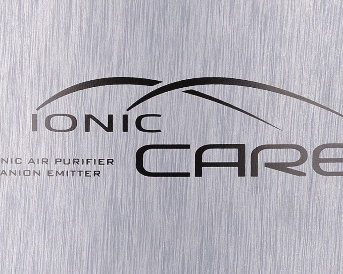 Čistička vzduchu Ionic-CARE kartáčovaný hliník struktura