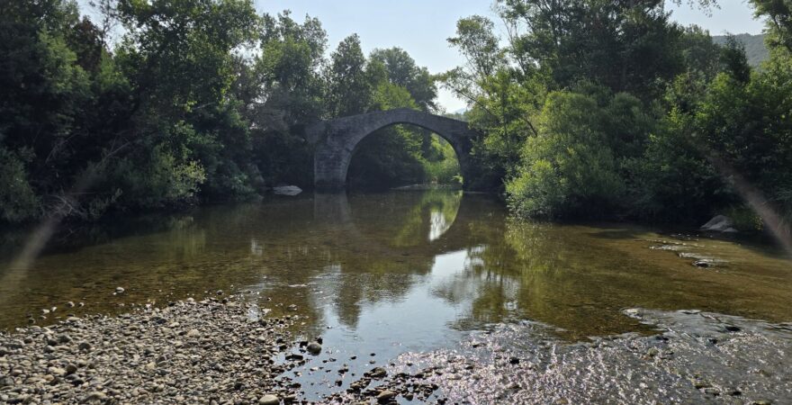 Most Pont de Spina Cavaddu na Korsice.